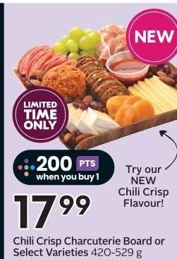 Chili Crisp Charcuterie Board or Select Varieties