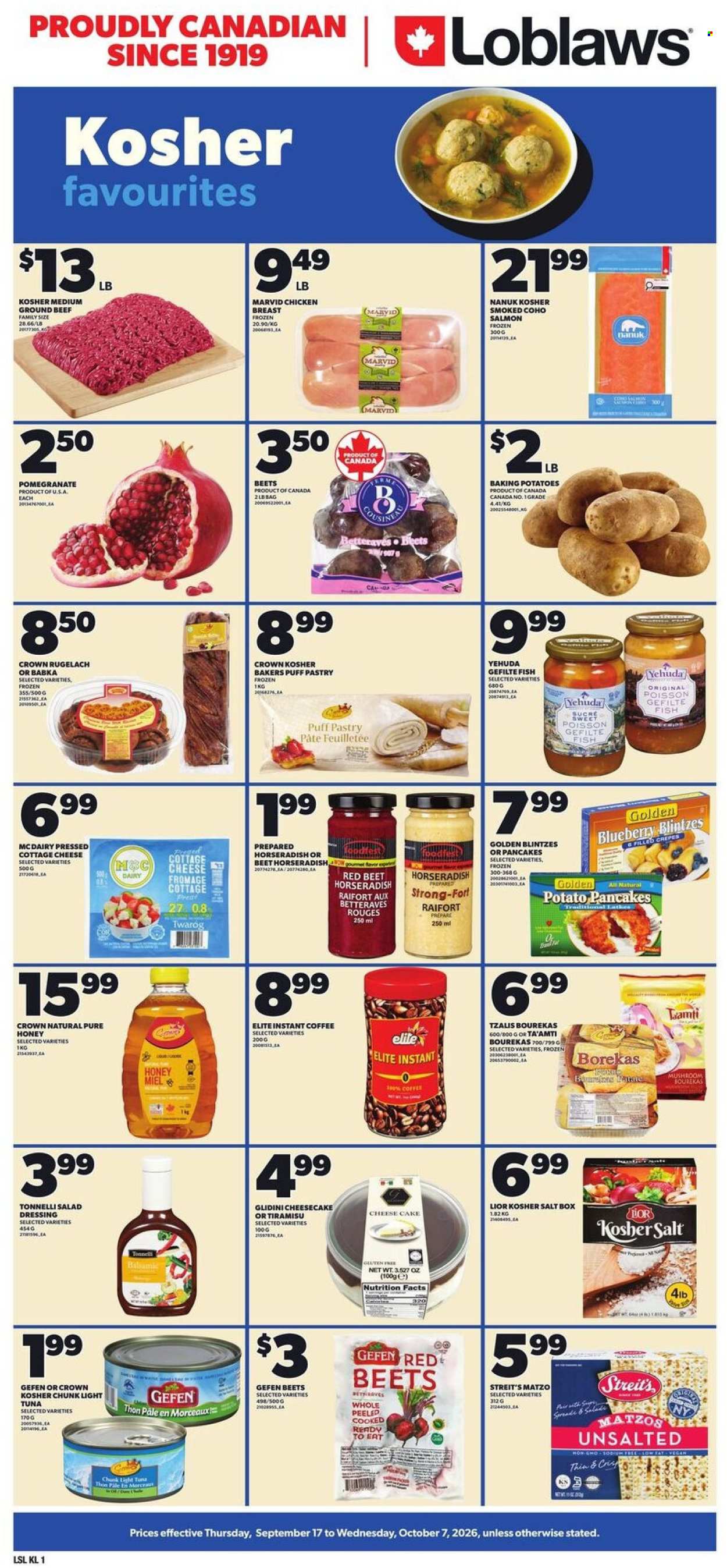 Loblaws flyer  - September 17, 2026 - October 07, 2026. Page 1