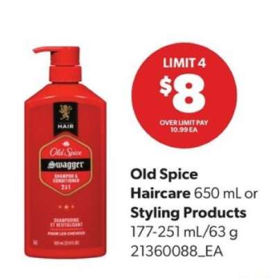 Old Spice Haircare or Styling Products