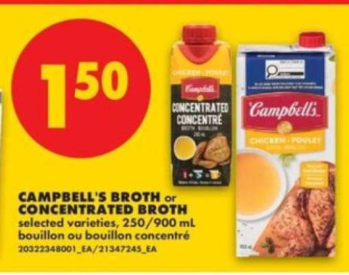 Campbell's Broth or Concentrated Broth