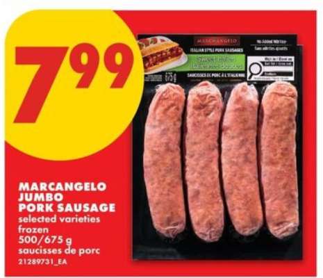 MARCANGELO JUMBO PORK SAUSAGE