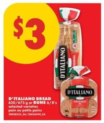 D'Italiano Bread or Buns