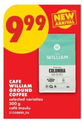 CAFE WILLIAM GROUND COFFEE