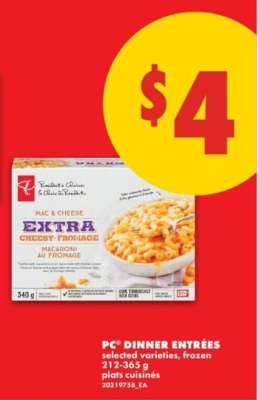 PC Dinner Entrées