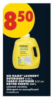 NO NAME® LAUNDRY DETERGENT