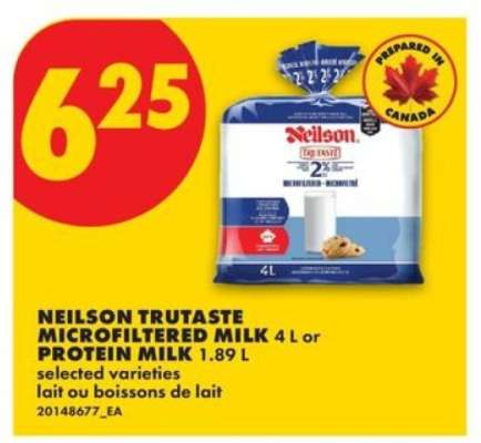 NEILSON TRUTASTE MICROFILTERED MILK