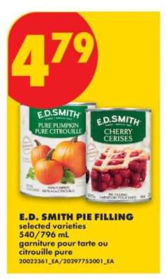 E.D. Smith Pie Filling