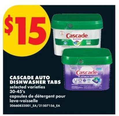 CASCADE AUTO DISHWASHER TABS
