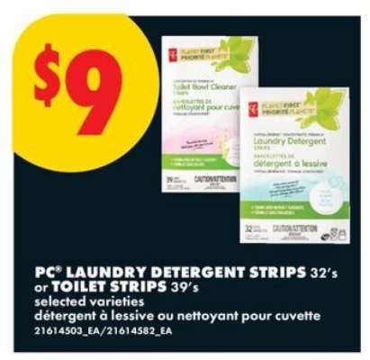PC Laundry Detergent Strips 32's or Toilet Strips 39's