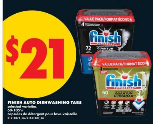 Finish Auto Dishwashing Tabs