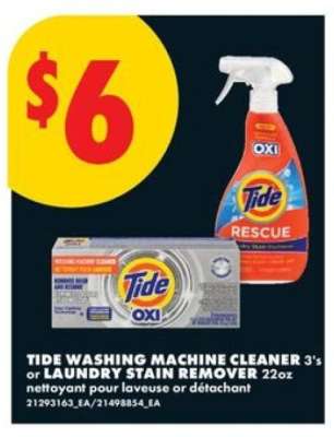 Tide Washing Machine Cleaner 3's or Laundry Stain Remover 22oz