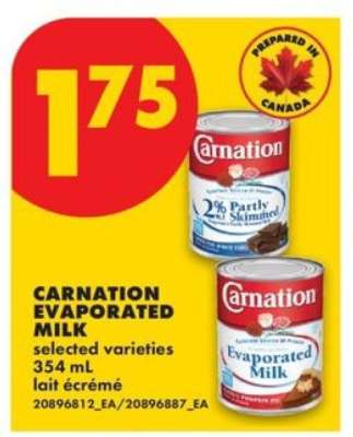 CARNATION EVAPORATED MILK