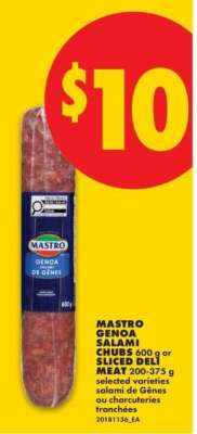 Mastro Genoa Salami Chubs