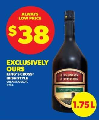 KING’S CROSS Irish Style Cream Liqueur