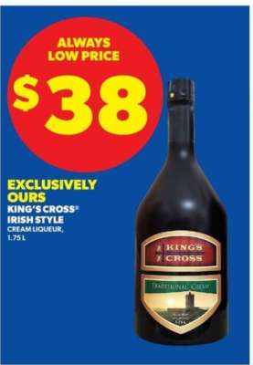 KING’S CROSS Irish Style Cream Liqueur