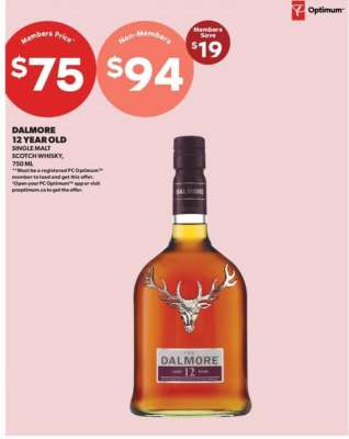 Dalmore 12 Year Old Single Malt Scotch Whisky
