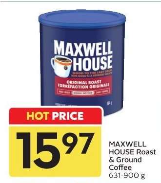 MAXWELL HOUSE Roast & Ground Coffee