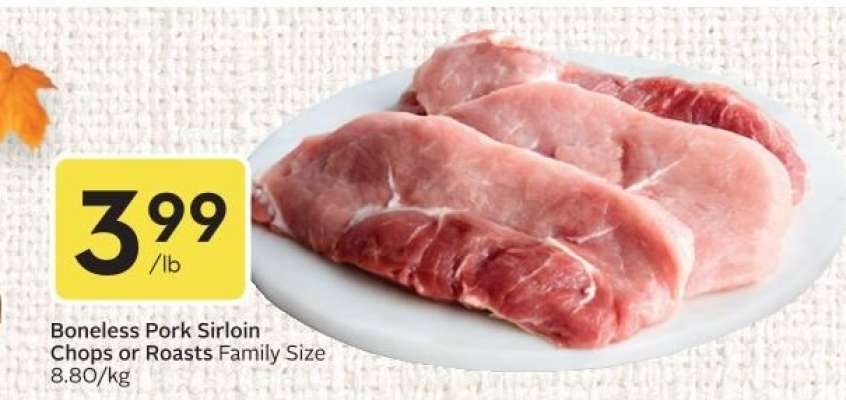 Boneless Pork Sirloin