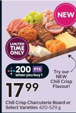 Chili Crisp Charcuterie Board or Select Varieties
