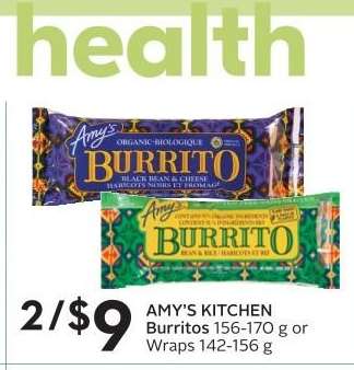 AMY'S Kitchen Burritos