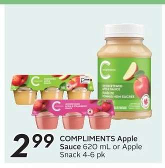COMPLIMENTS Apple Sauce
