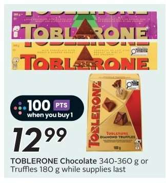 TOBLERONE CHOCOLATE