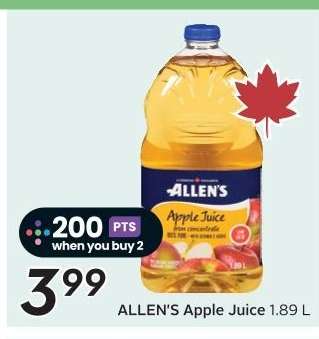 ALLEN'S Apple Juice 1.89 L