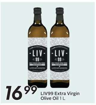 LIV99 Extra Virgin Olive Oil 1 L