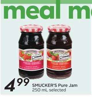 SMUCKER’S PURE JAM