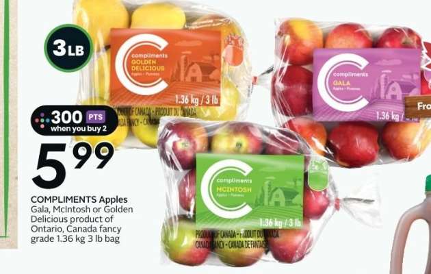 COMPLIMENTS Apples