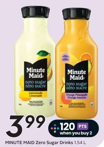 MINUTE MAID Zero Sugar Drinks 1.54 L