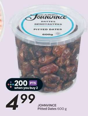 JOHNVINCE Pitted Dates 600 g