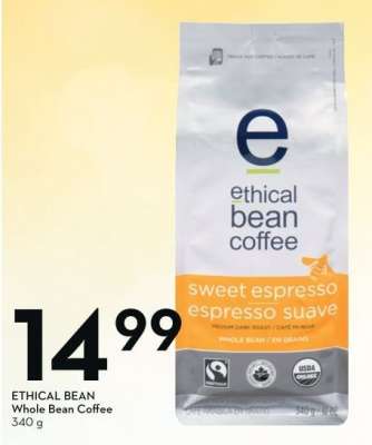 ETHICAL BEAN Whole Bean Coffee