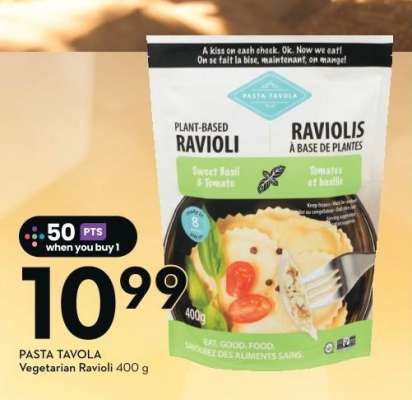 PASTA TAVOLA Vegetarian Ravioli 400 g