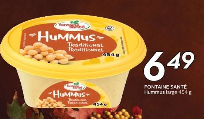 Fontaine Santé Hummus