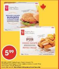 PC 750 G - 905 G Chicken Burgers / Nuggets