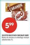 SELECTED MULTIPACK CHOCOLATE BARS