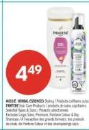 AUSSIE, HERBAL ESSENCES Styling / Produits coiffants ou/and PANTENE Hair Care Products / produits de soins capillaires