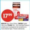 BENYLIN Sirop / Sirop (250mL), SINUTAB Caplets (50's) or TYLENOL (80's - 100's) Cold Relief Products