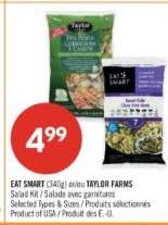 EAT SMART (340g) or/ou TAYLOR FARMS