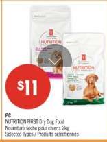 PC Nutrition First Dry Dog Food