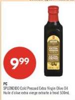 PC SPLENDIDO Cold Pressed Extra Virgin Olive Oil