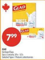GLAD GARBAGE BAGS
