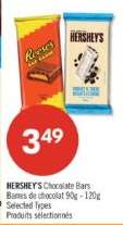 HERSHEY'S CHOCOLATE BARS