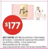JUICY COUTURE JUST NOW Eau de Parfum 3-Piece Holiday Set