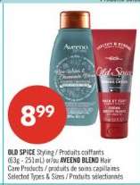 OLD SPICE Styling / AVEENO BLEND Hair Care Products