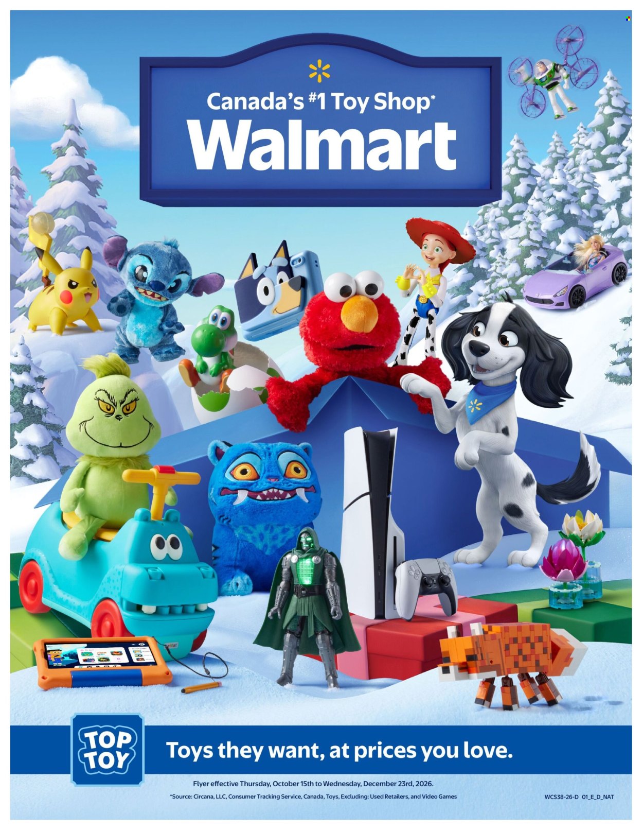 Walmart flyer  - October 15, 2026 - December 23, 2026. Page 1