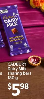 Cadbury Dairy Milk Sharing Bars