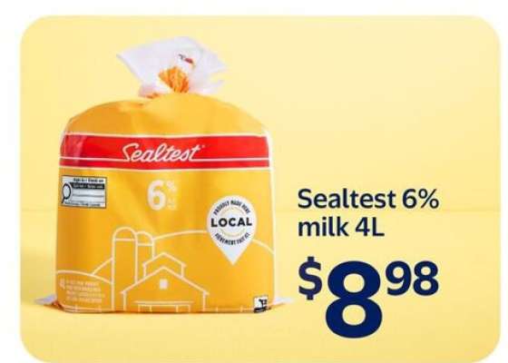 Sealtest 6% milk 4L