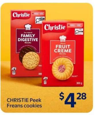 Christie Peek Freans Cookies